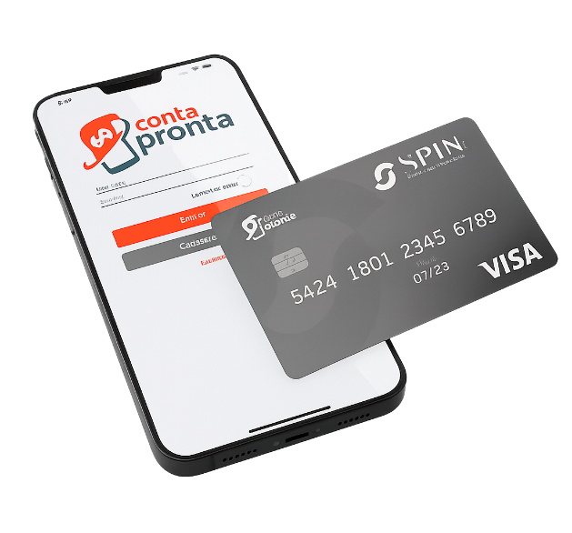 App Conta Pronta e cartão SPIN